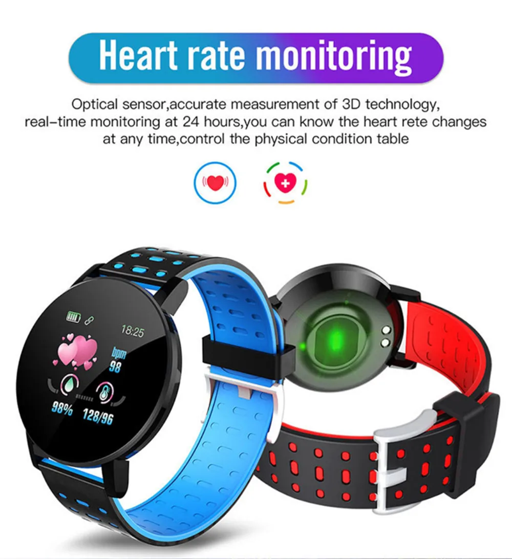 Oem Smart Watch 2023 119 Plus Ce Rohs Fitpro Health Watch Blood ...