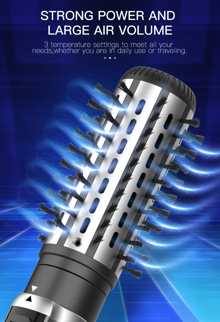 Pritech Oem Professional 4 In 1 Auto Rotation Hot Air Styler One Step