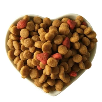 Different flavor reasonable price dry dog food pellet shape and size