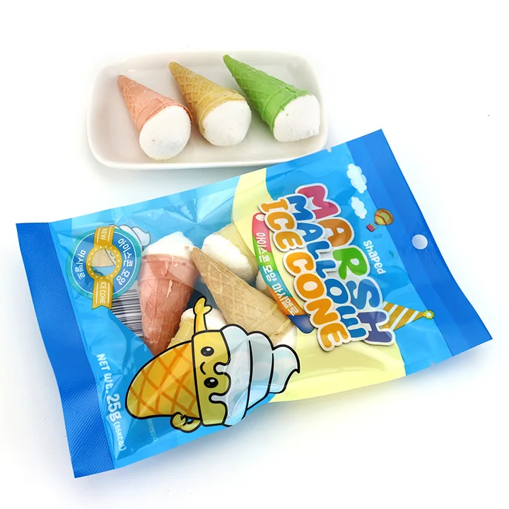 marshmallow ice cone