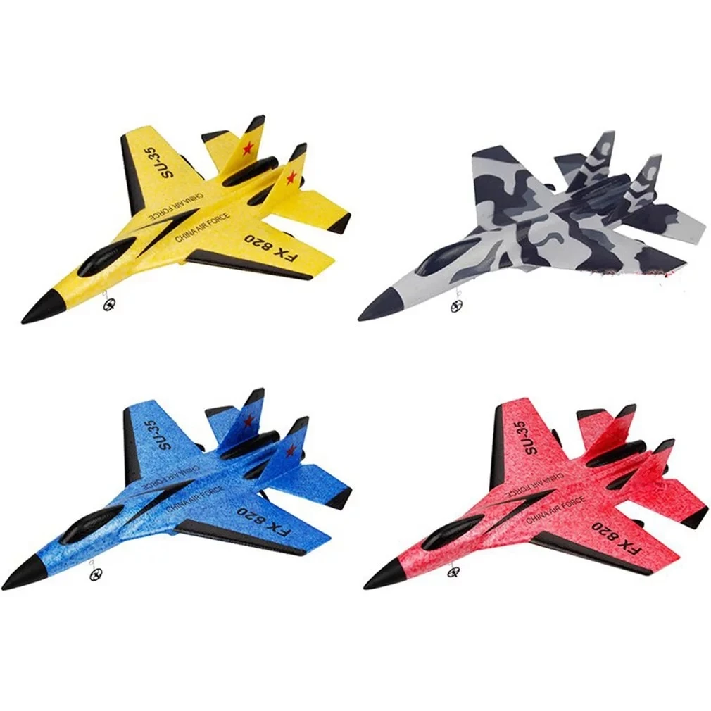 Fx 820 SU 35 RCジェット機 固定翼飛行機 手投げラジオコントロールグライダー戦闘機おもちゃ 2.4G長距離