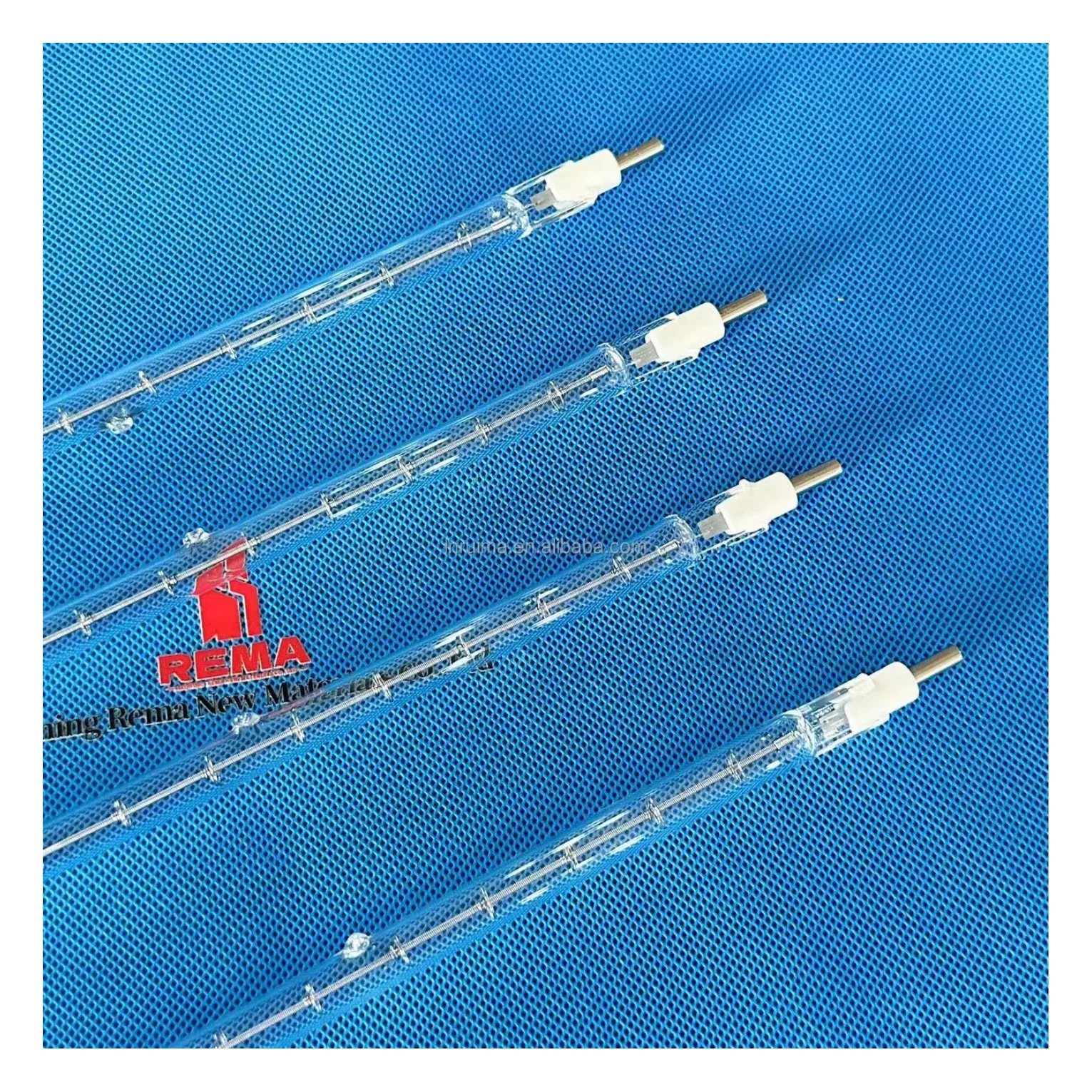 Трепа 220 В 1250 Вт Коротковолновая инфракрасная ИК-нагревательная лампа кварцевая нагревательная трубка для порошкового отверждения