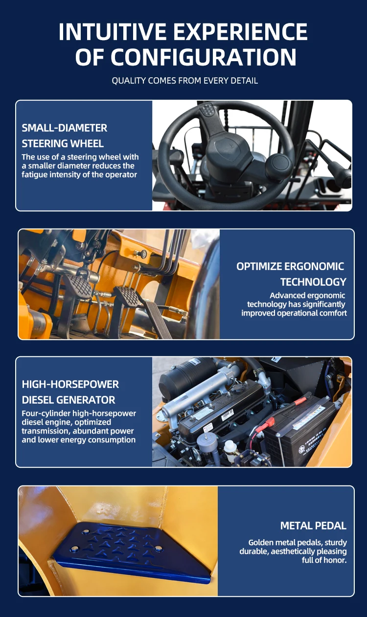 5 Ton diesel Forklift Low Price Factory Direct Sales diesel Forklift for Construction