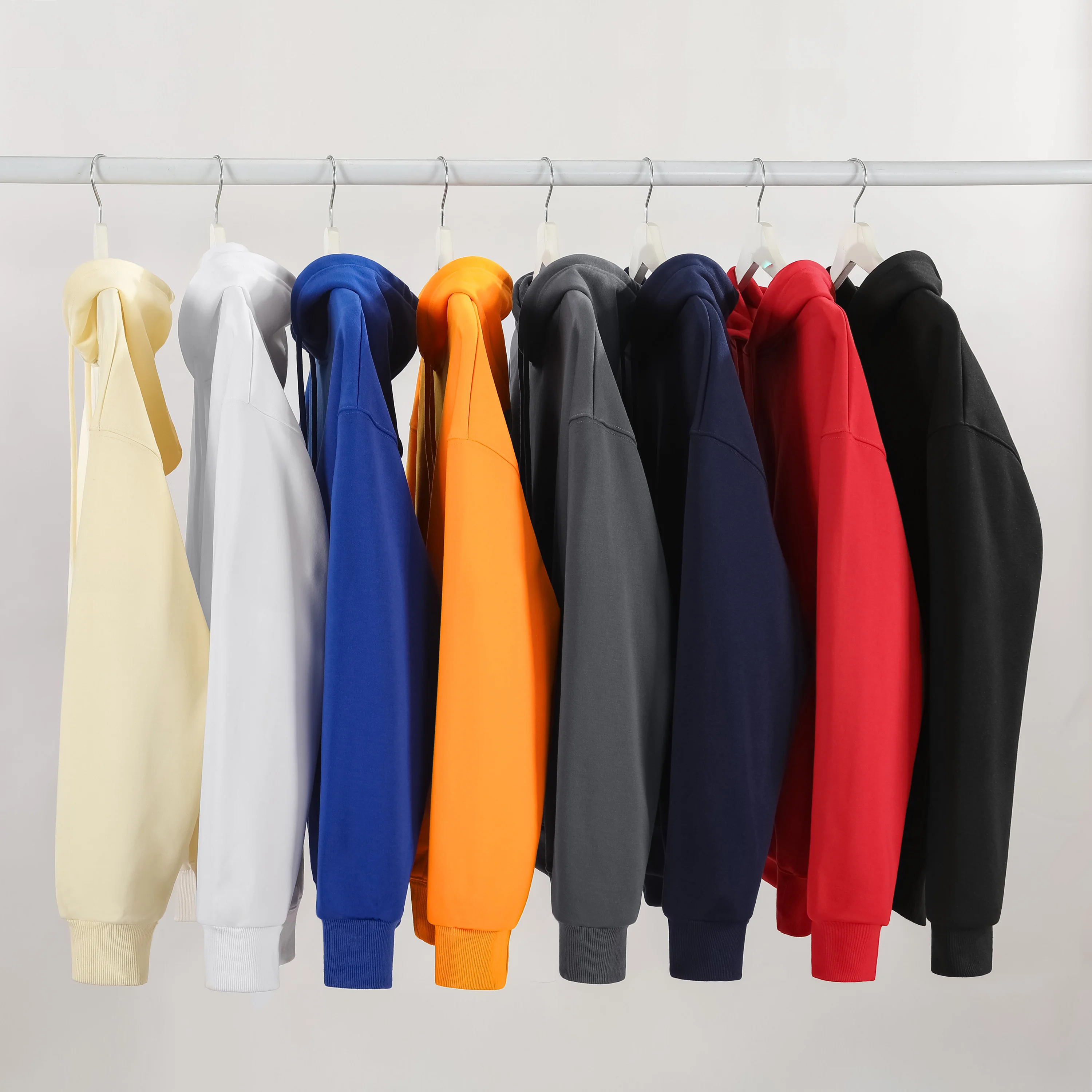 2024 New Arrival Silver Fox Wool Hoodie for Men Blank Solid Colors Brushed Sweater 2024 New Arrival Silver Fox Wool Hoodie for Men Blank Solid Colors Brushed Sweater