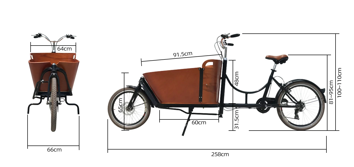 Long John Bike with Lithium Battery Electric Cargo Bike