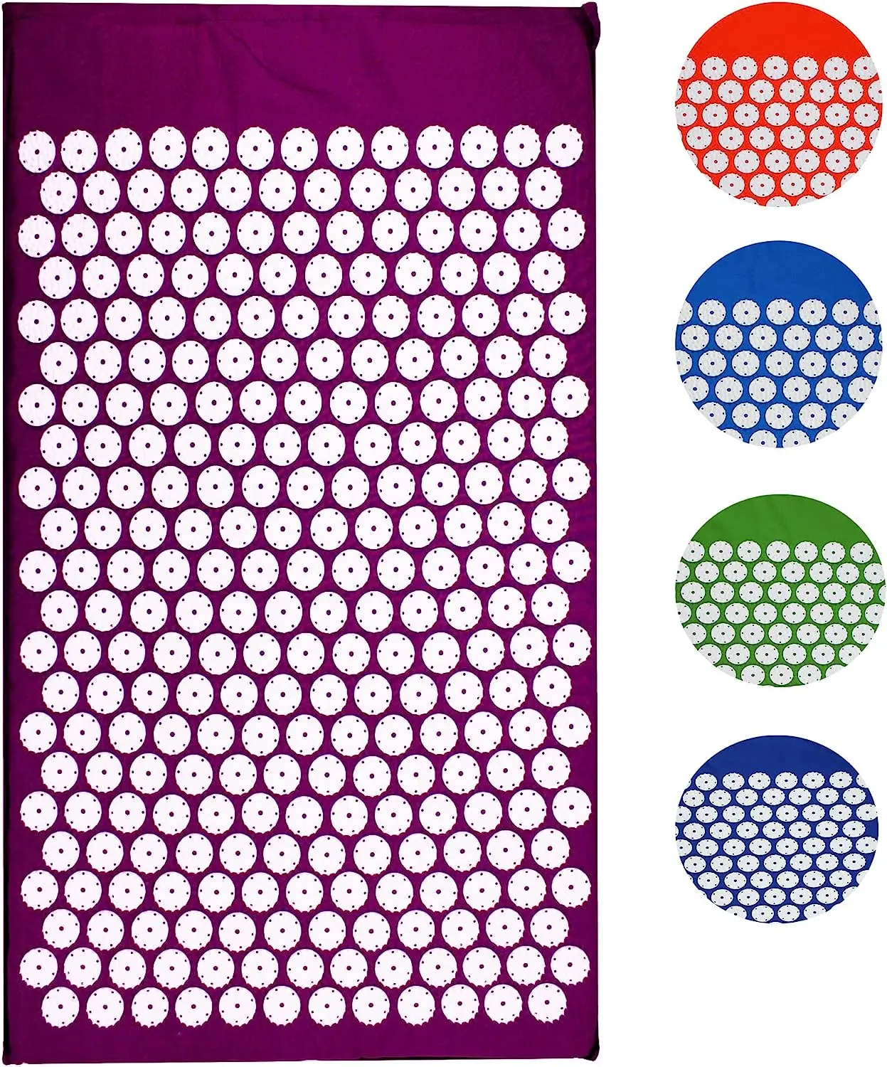 l0094 eco friendly yoga mat massage acupressure mat organic acupuncture foot mat and pillow sets for body health-4