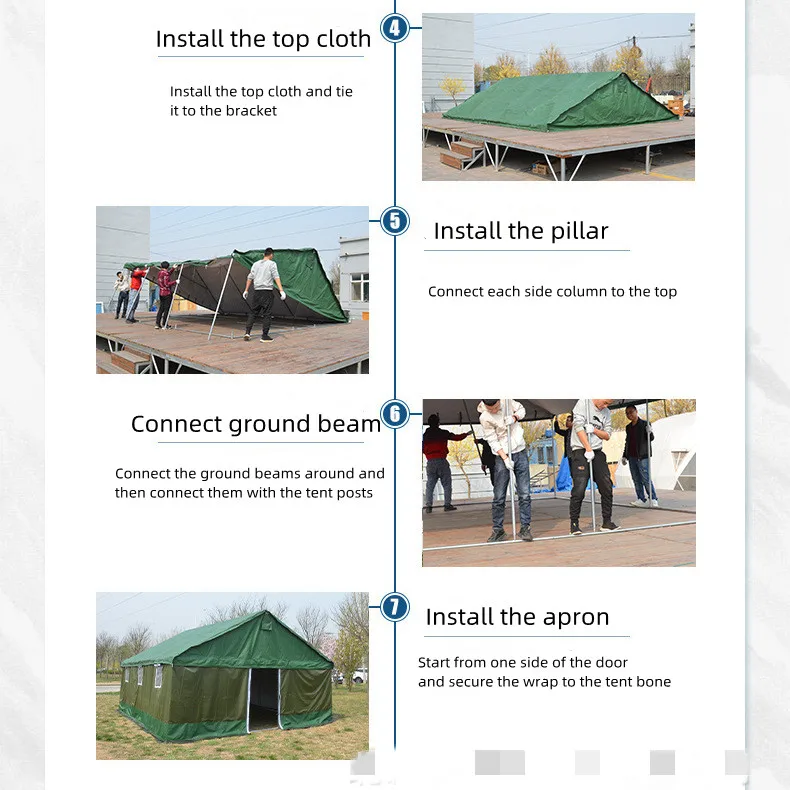 Factory Supply Outdoor Triple Layer Outdoor Camping Tent Adventure