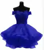 Modello corto blu royal