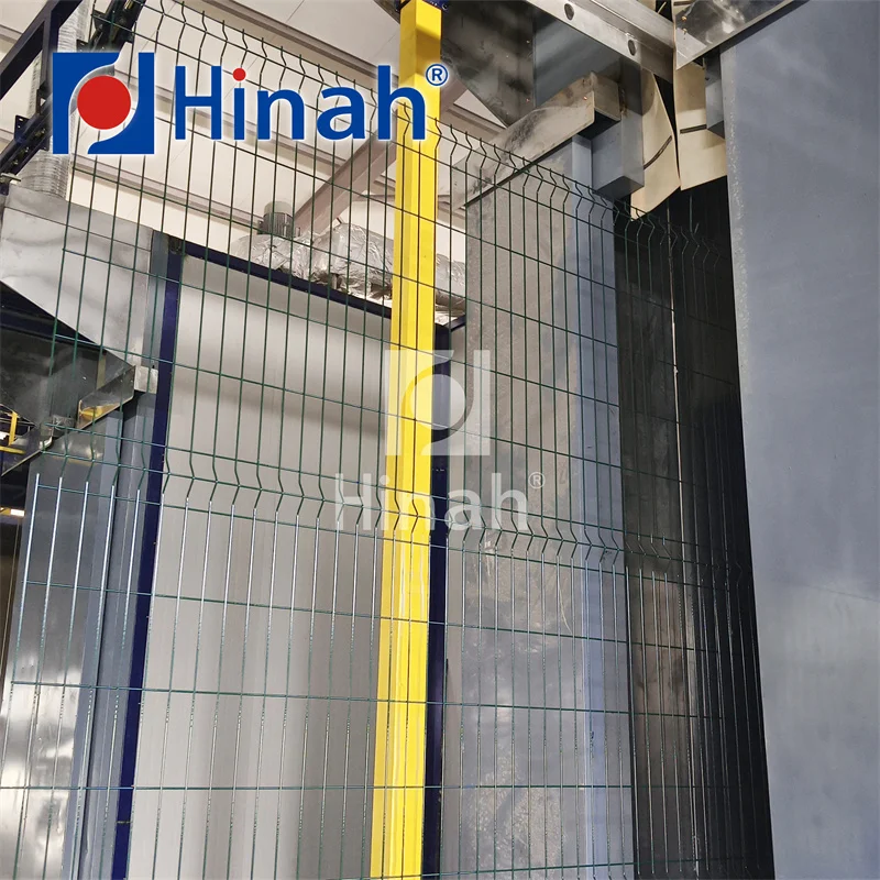 Powder PVC Coating Automated Line for Fence Mesh Panel With Fluidized Bed Coating