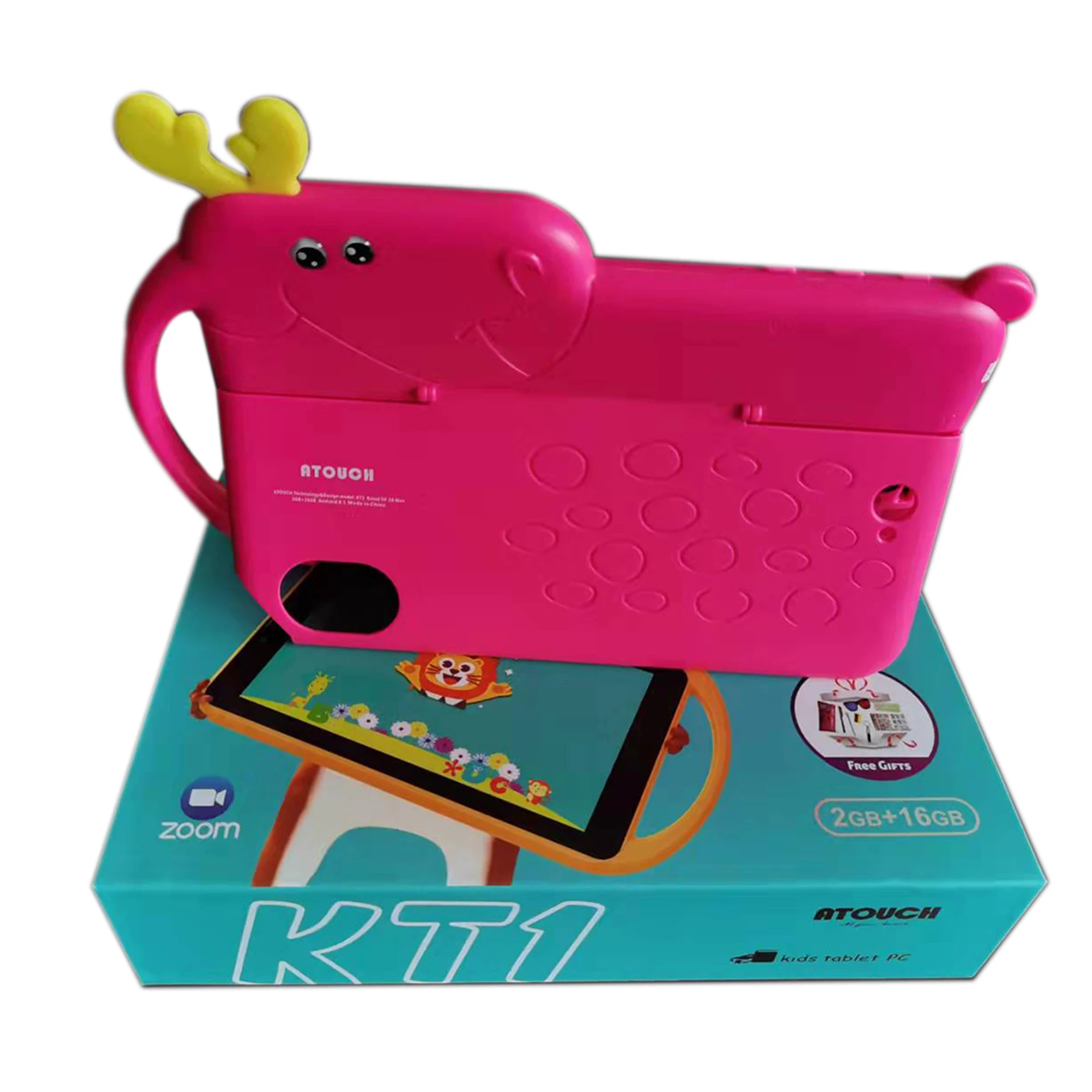 Atouch KT1 Kids Learning Tablet Android 7 Inch Kids Tablet Education Tablet Pc for Children