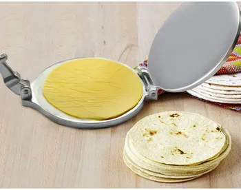 Kitchen Press India Aluminium Dough tortilla press preseasoned cast iron Tortilla Maker roti maker