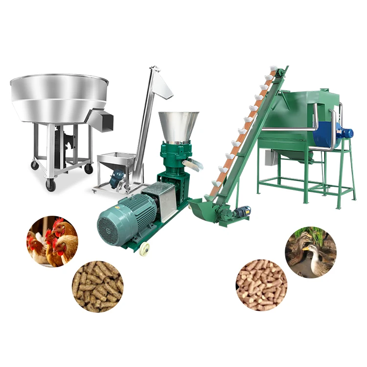 Kagamitang Pang-agrikultura 1000kg/h Electric Mixer Machine Blender Pellet Machine Mixing Agitator Granulation Machine