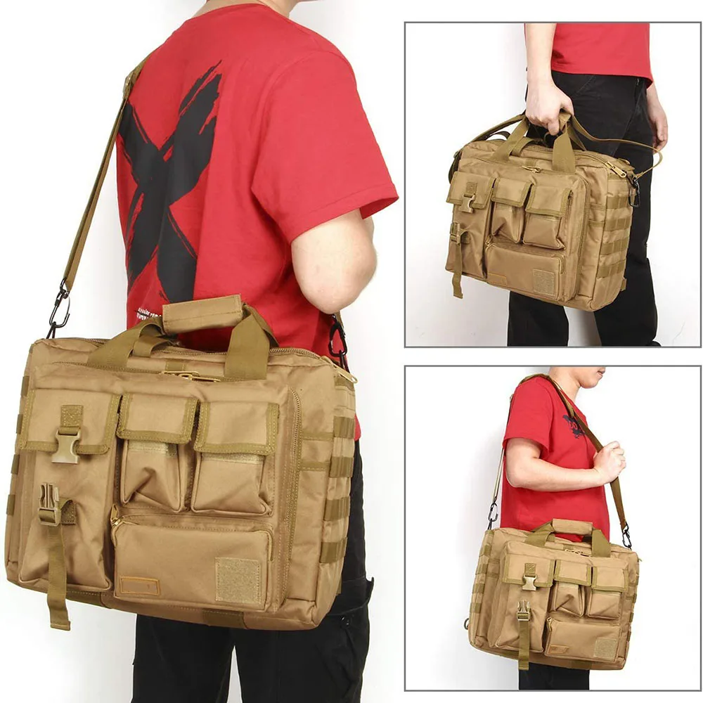 FREE SAMPLE Special Briefcase Men's Laptop Communication Pack Assault Briefcase Multifunctional Outdoor Bag