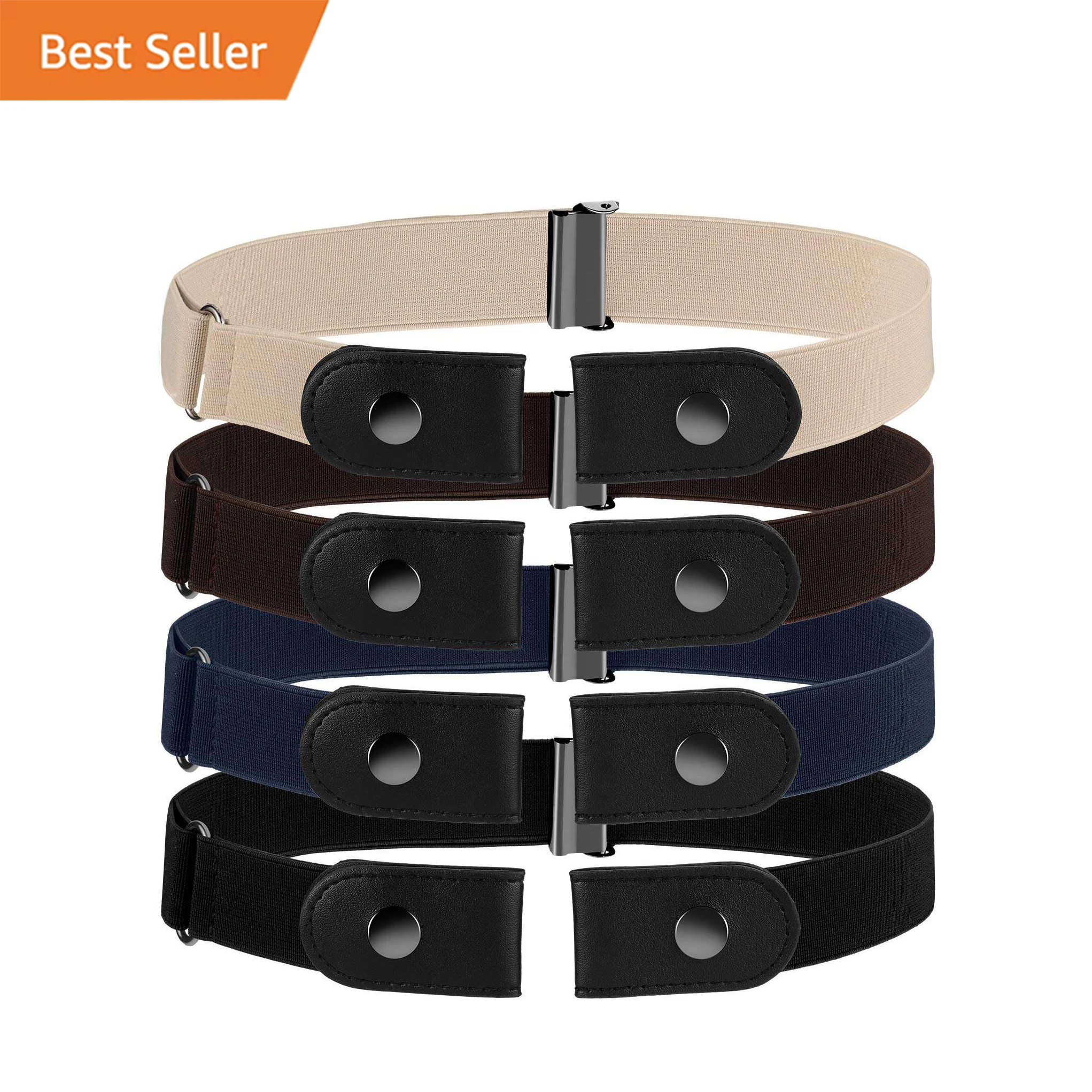 2023, эластичный ремень без пряжки, регулируемый пояс без пряжки, невидимый эластичный ремень для джинсов, брюк, юбки