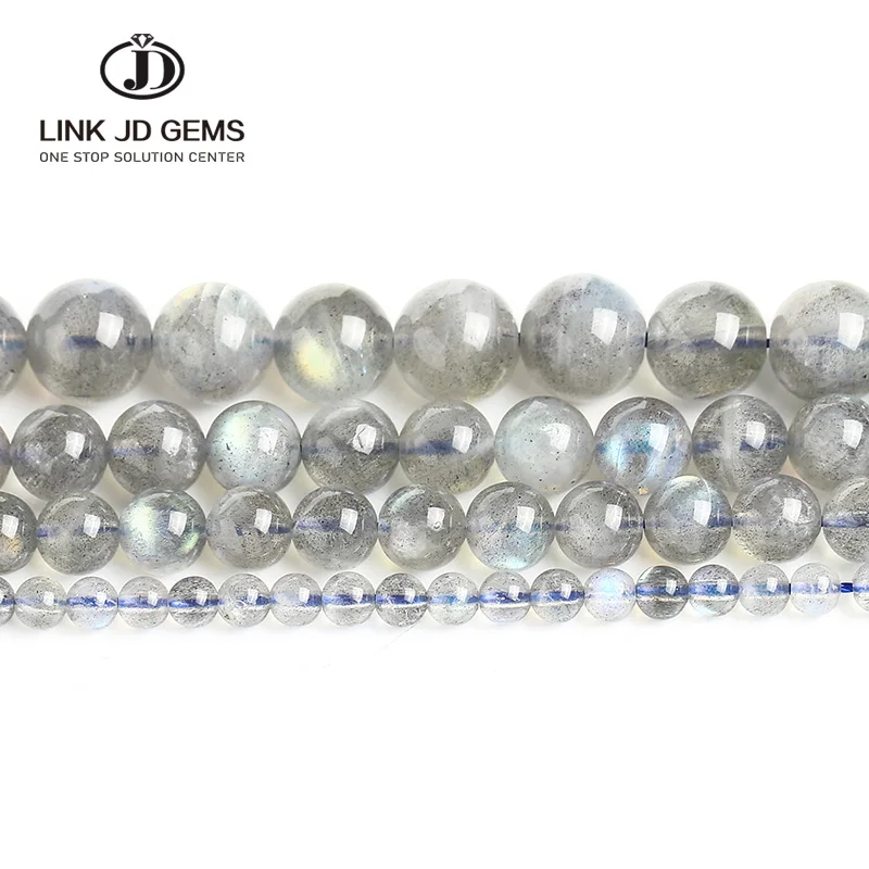 Blue Labradorite and Rainbow Moonstone Necklace – Shades of