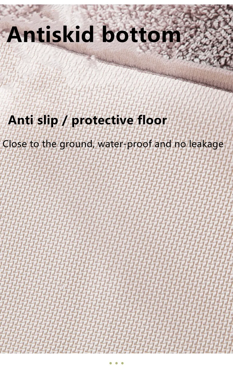  New Products Best Selling Custom Solid Color Kitchen Absorbent Floor Mat Non Slip Bathroom Mat factory