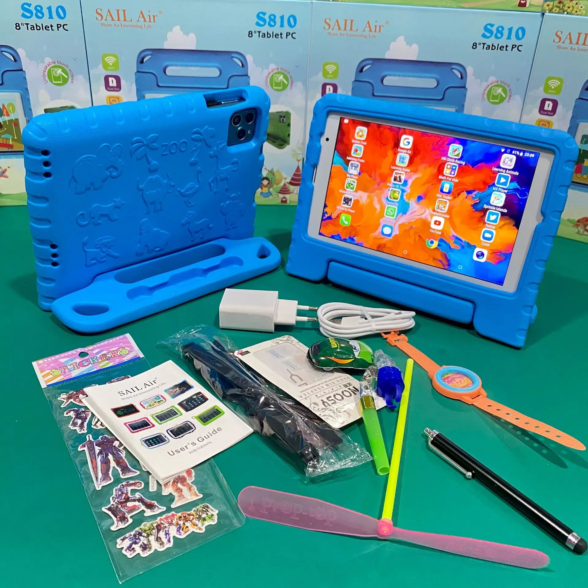 PC 4 Childrenページ S810 Kids Tablet - Educational Fun with Unbreakable Screen
