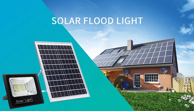 2021 LED Solar Flood Light High power Energy Saving Outdoor ip67 waterproof 25w 40w 60w 100w