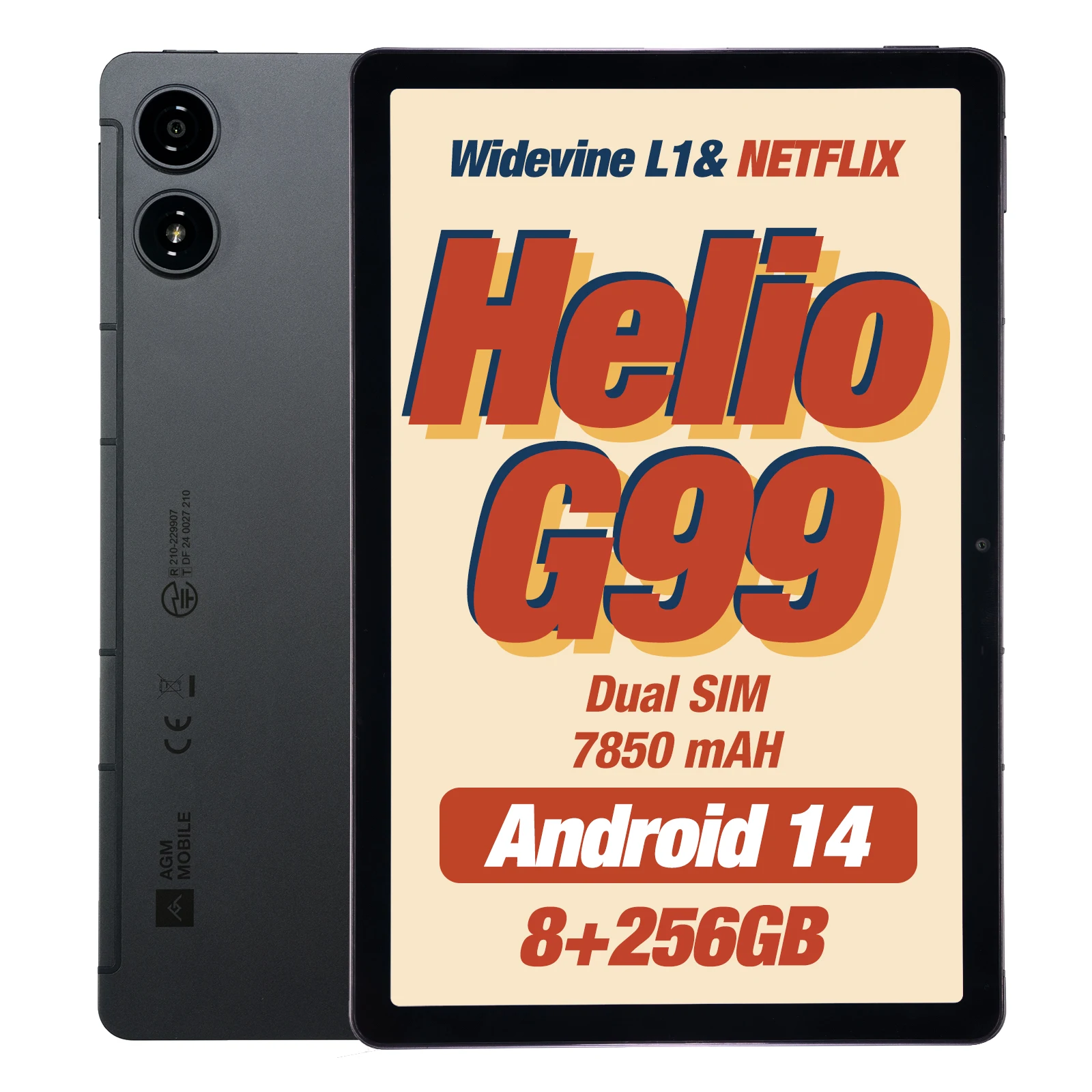 AGM PAD P2 Tablet PC 90HZ 11''FHD Display 8+256GB Widevine L1 4G Pad