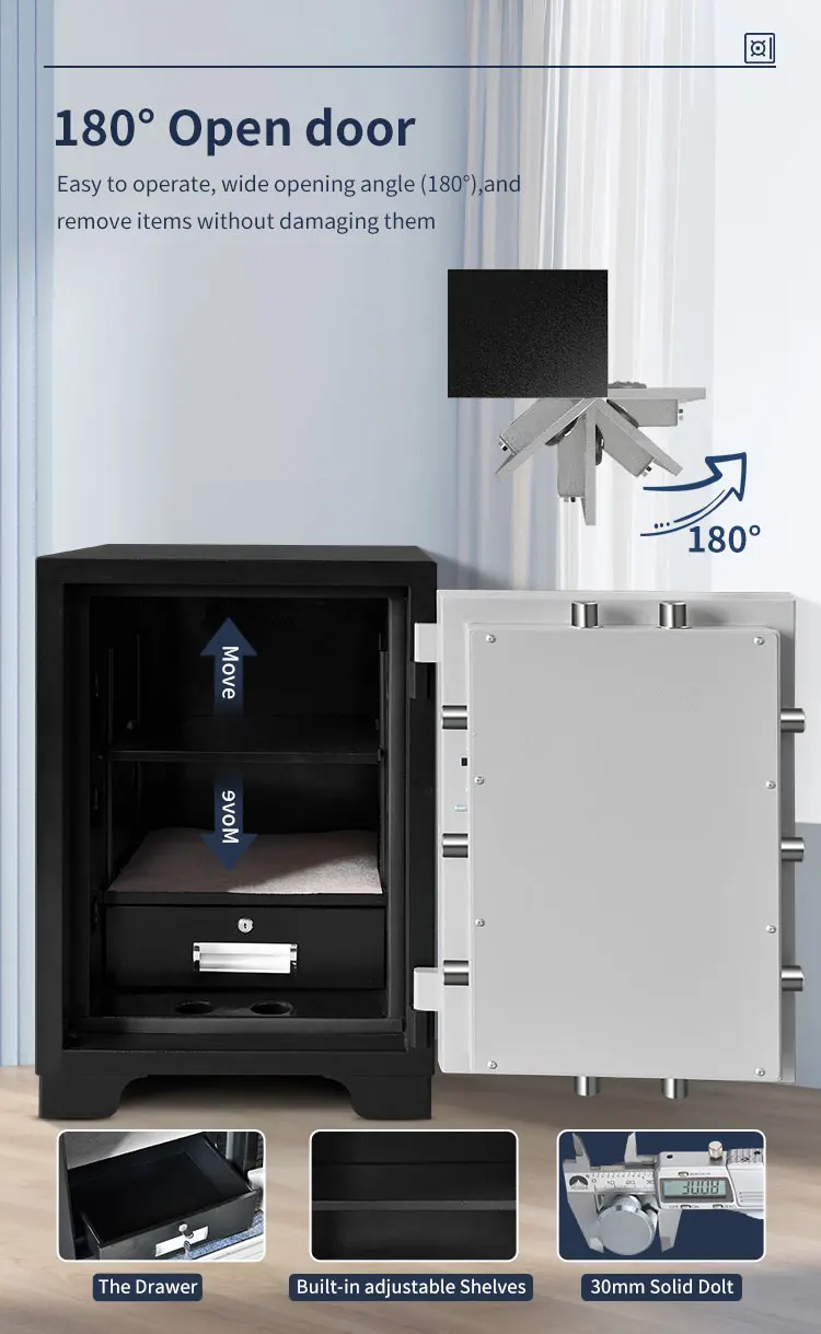 CEQSAFE Large Safe Box Fireproof Waterproof Steel Cabinet Safe Box With Digital Locks supplier