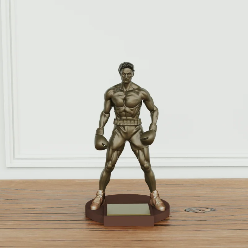 Эксклюзивные фигурки из смолы для наград чемпионата с креативным 3D-дизайном и сувенирными украшениями полимерный боксерский трофей