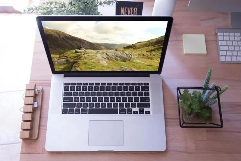 Настольный шнур из массива дуба и USB-органайзер для кабеля для ноутбука