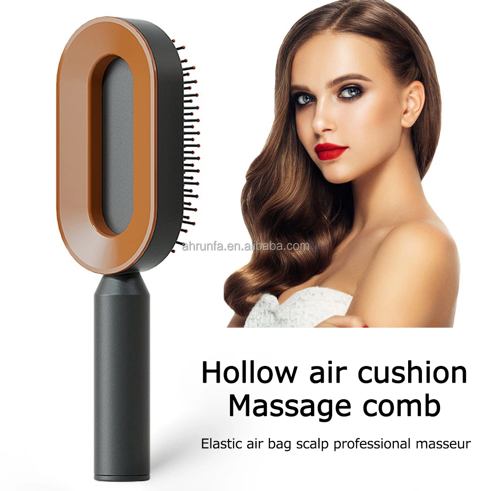 Easy Clean Hairdressing Brush Self Cleaning Hair Brush For Women Buy