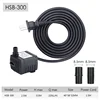 HSB-300 (220L/H,2.5W, ascensore di 0.5m), nero