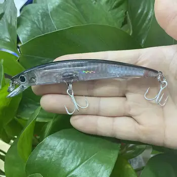 CHEERY 3D Crystal Minnow 11cm 16g ABS Wobblers Fishing Lures Topwater Artificial Hard Bait Trolling Boat Sea Fishing Bass Zander – Minnow – view 5