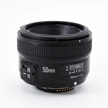 High Quality YN50mm F1.8 Large Aperture AF Auto Focus FX DX Full Frame Lens for Nikon for Canon Camera product image