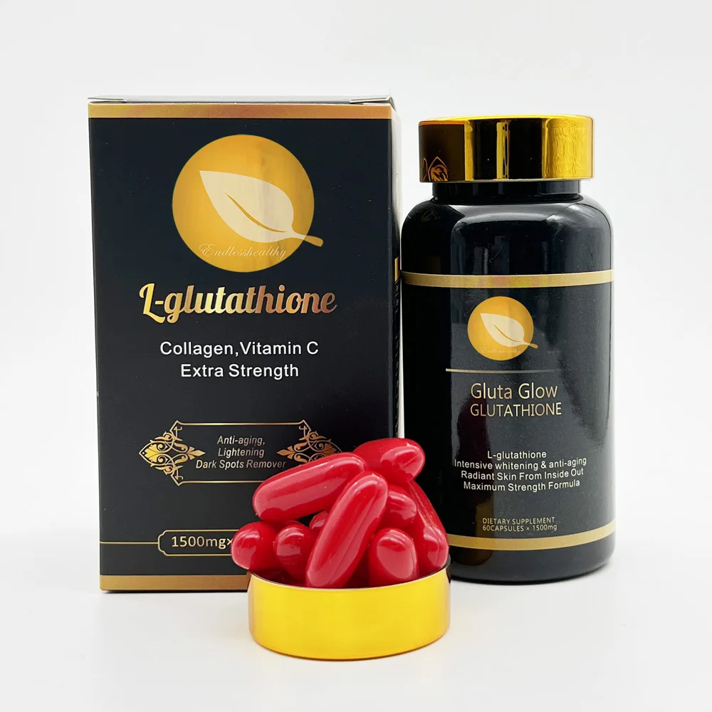 Cápsula de Glutathione de 90000mg, etiqueta privada OEM, glutathione,  reduce la halal para blanquear la piel