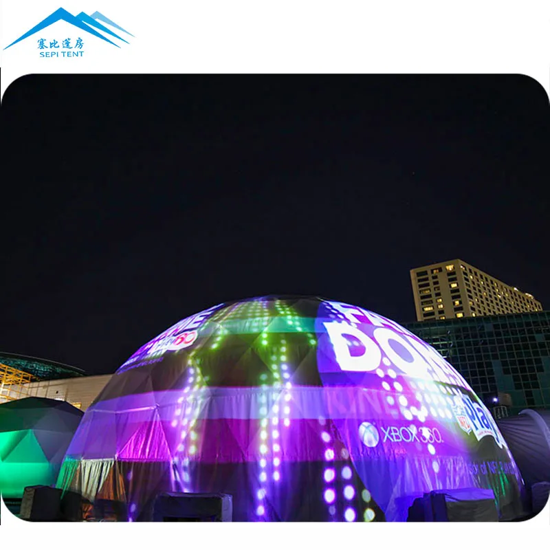 Portable 360 Planetarium Geodesic Projection Dome Big Party Event Dome Tent