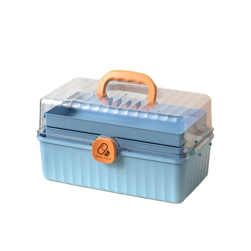 Коробка с замком для аптечки пластиковый зеленый бокс первой помощи аптечка органайзер дома и офиса
