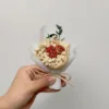 15#  Mini papel rosa-naranja y blanco