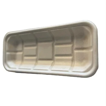 Sugarcane Bagasse Disposable Biodegradable Eco-Friendly  Sushi Tray  TR014
