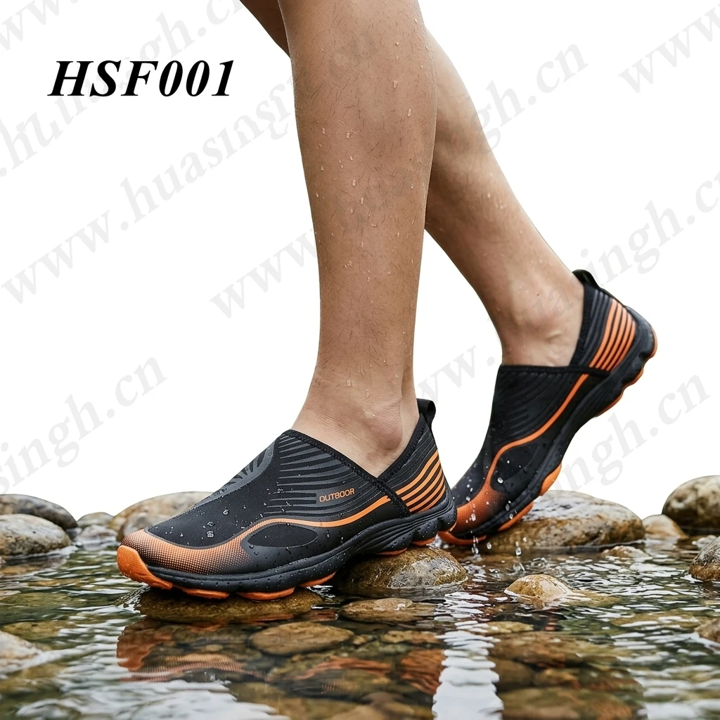 LXG,Mountain Stream Quick-drying Fabric Swimming Shoes Wading in Water Quick Drainage Grip Enhancement Aqua Shoes HSF001