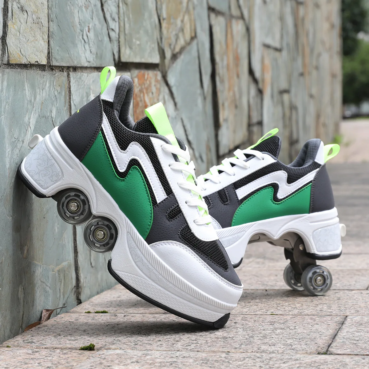 Deformed Shoes and Roller Skates For Adults Wholesale 4 Wheels Skate Shoes