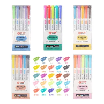 Zebra Highlighter Wkt7 3/5 Marker Set Color Double-headed Student And  Office Marked With Colored Markers - Paint Markers - AliExpress