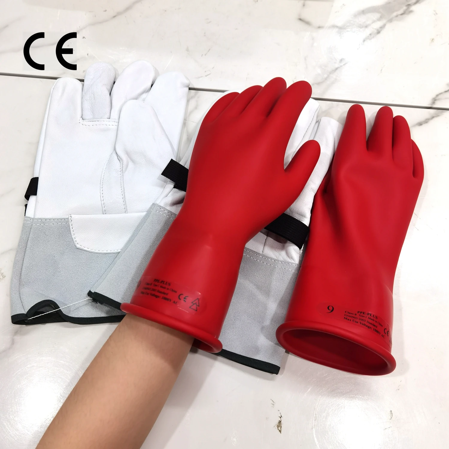 Indiamart Crystal Hand Gloves Manufacturer EN60903 Low Voltage