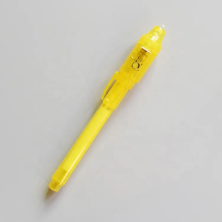 ライト防水ペンライトペン不可視インク永久不可視インクペン内蔵UV