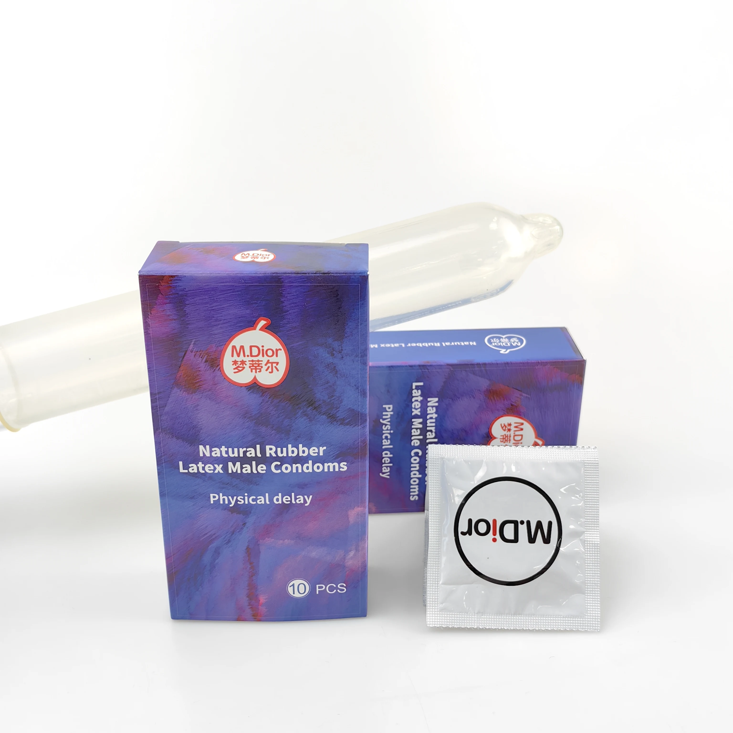 Superior Quality Extra Strength Male Latex Condoms New Design with Anti-Slip Feature Good Quality Physical Delay Condoms