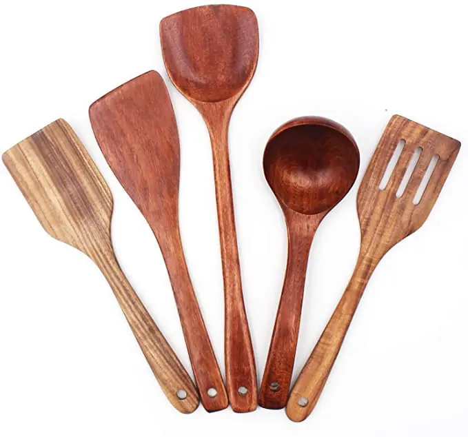 Accesoire De Cuisine Customized Wooden Spatula Utensil Kitchen