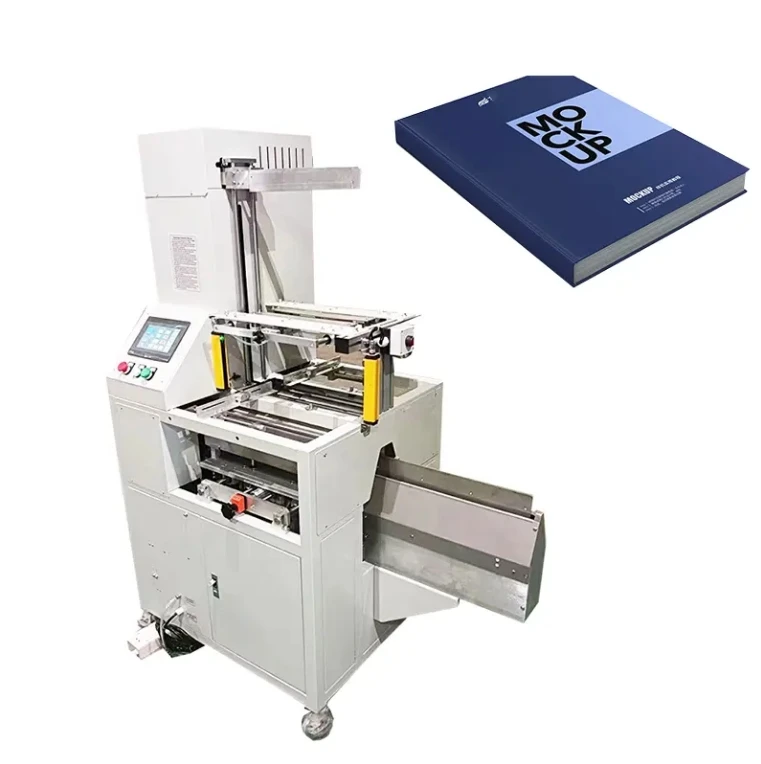 Semi Automatic Hard Cover Photo Case Hardcover Children Book Casing in Machine Book Album Hard Cover Book Case Making Machine