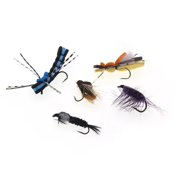 CHEERY New Arrival Cross-border Fly Fishing Lure Set, Bionic Insect Nymph & Dry Flies with Tungsten Bead Head, Equipped Fly Box – Lure – view 3