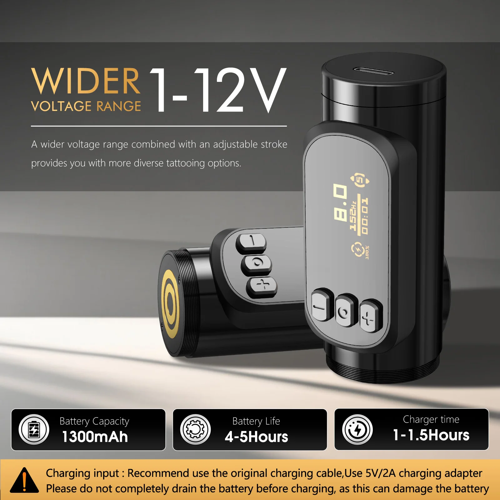 Ambition Sally 270 - Adjustable Stroke Eyebrow Tattoo Machine