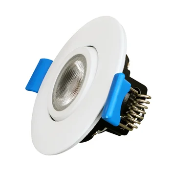 Etl 2 Inch Directional Recessed Led Can Gimbal Light Fixture Adjustable Angle Downlight Dimmable Led Gimbal Can Lights