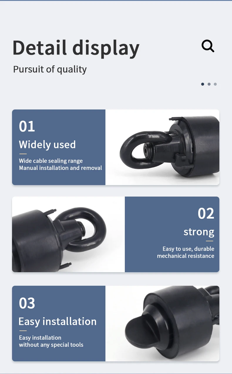 Microduct Connector Hdpe Expandable Hdpe Pipe Plug Expanding Duct Plug