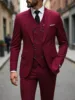 Burgundy-top and dress pants