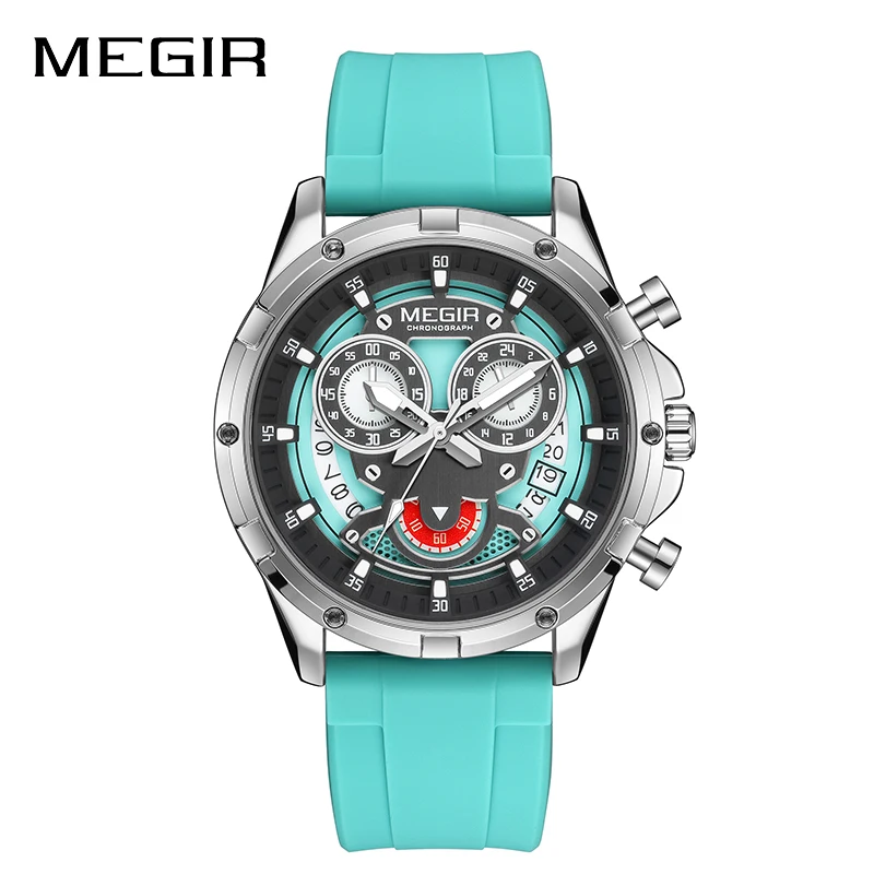 MEGIR Men's Quartz Watch - Fashion Sport Waterproof Chronograph