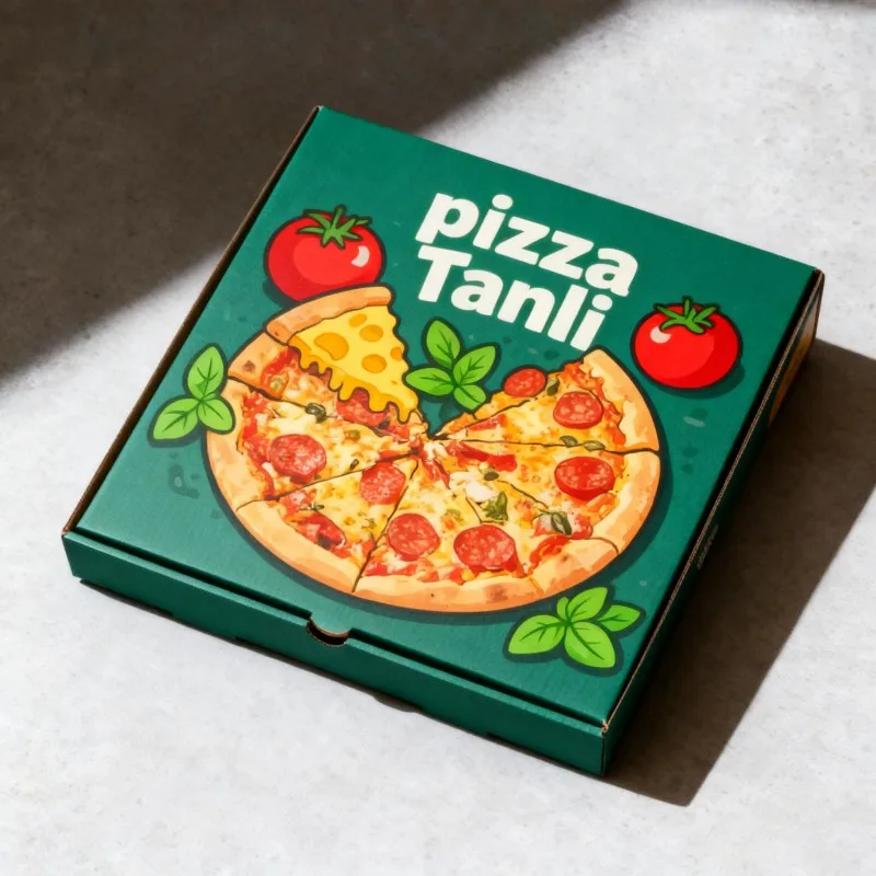 product wholesale digital printing customized logo pizza packaging box with your logo takeout pizza box packaging carton for food-5